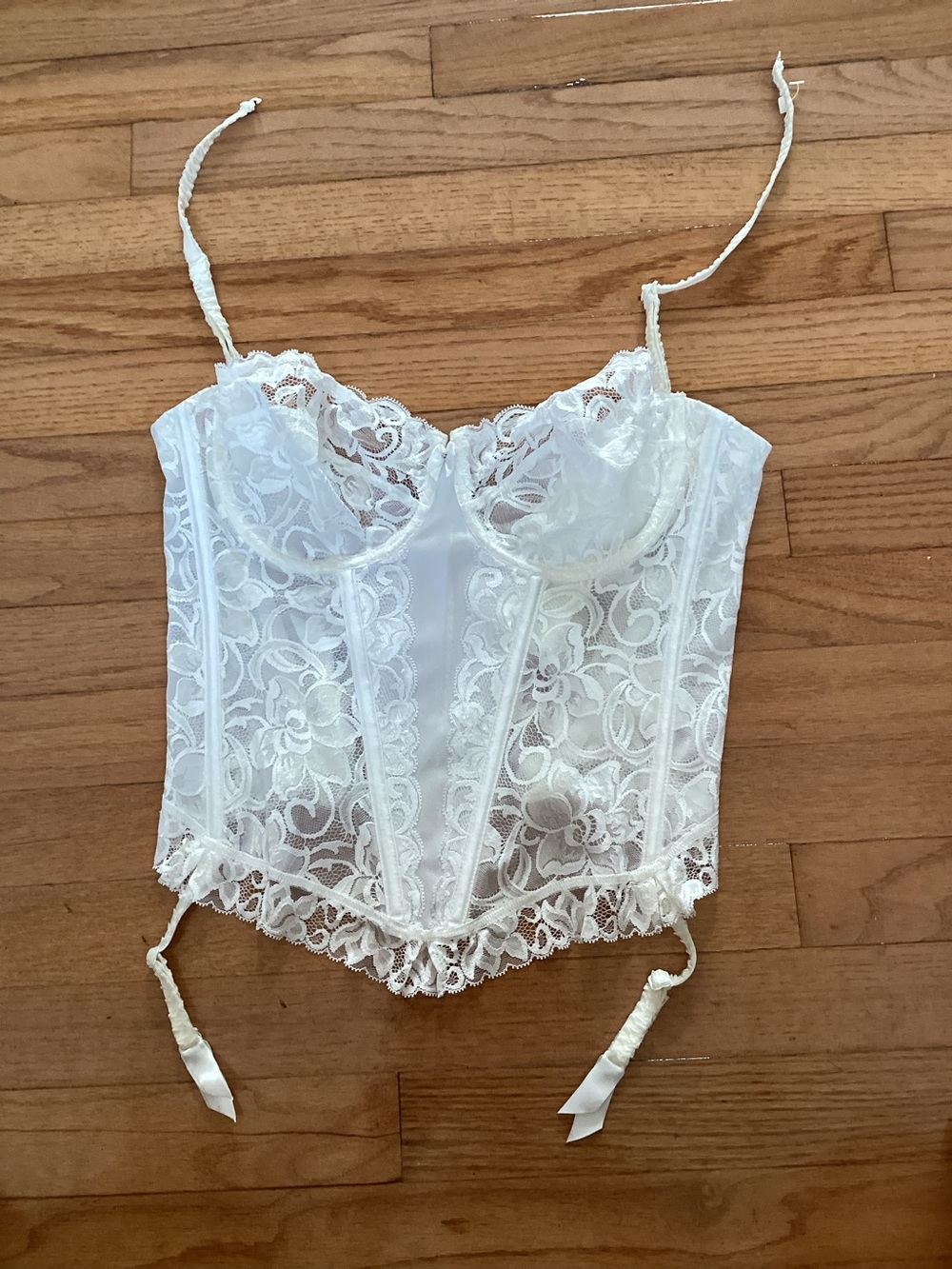Vingate Philippe Matignon lace bustier corset 36D